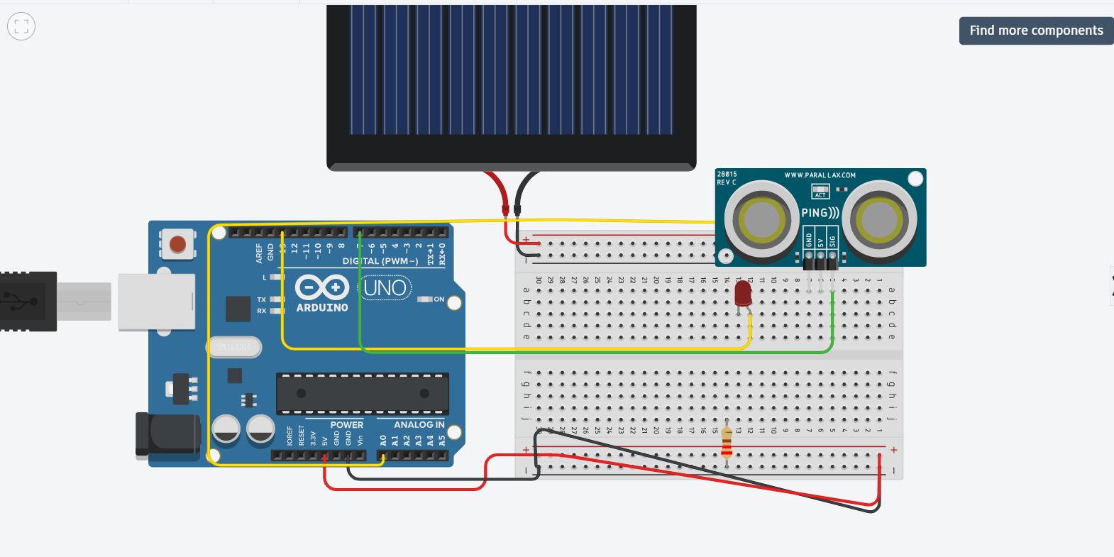 Arduino breadboard bench-test rig