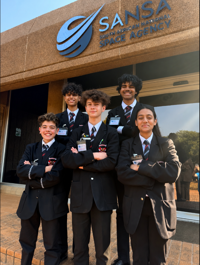 On site at the South African National Space Agency.